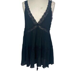 Intimately Free People In This Groove Mini Slip Dress Womens Small Y2K Babydoll